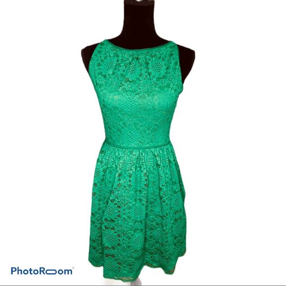 Max Studio Green lace dress - small - Picture 1 of 5